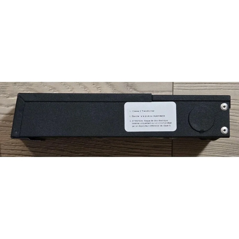 Emcod ML50S12AC Transformer BLACK Steel Enclosure 120 12VAC 50W CLASS 2 IN OUT